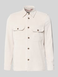 Regular fit hemdjack van corduroy model 'CIPOLPO' van CINQUE - 4