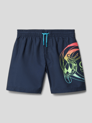 Spodenki kąpielowe z nadrukiem z logo model ‘Circle Surfer’ od ONeill Niebieski - 33