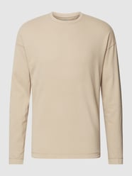 Longsleeve im unifarbenen Design Modell 'NOVAK' von Drykorn Beige - 33