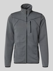 Regular fit Fleecejack met opstaande kraag Model 'Berthold' van Icepeak - 9