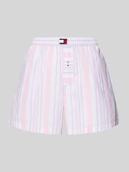 Loose Fit Pyjama Shorts aus reiner Baumwolle von Tommy Hilfiger - 18