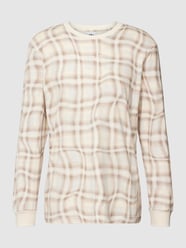 Sweatshirt mit Allover-Muster Modell 'AOP' von adidas Originals Beige - 16
