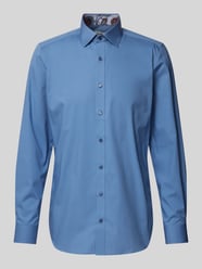 Body Fit Business-Hemd mit Kentkragen Modell 'New York' von OLYMP Level Five Blau - 23
