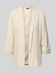 Regular fit blazer van een mix van viscose en linnen, model 'PIA BOSELLA' van Pieces Beige - 34