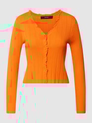 Cardigan met ruches, model 'WILLOW' van Vero Moda Oranje - 35