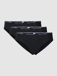 Slip mit elastischem Logo-Bund Modell 'Elements' von Marc O'Polo Schwarz - 29