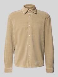 Regular Fit Freizeithemd in Cord-Optik von JAKE*S STUDIO MEN Beige - 14