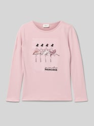 Regular fit shirt met lange mouwen van puur katoen van s.Oliver RED LABEL Fuchsia - 13