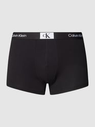 Trunks mit eingewebten Label-Details von Calvin Klein Underwear Schwarz - 33