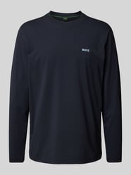 Longsleeve mit Label-Print von BOSS Green Blau - 22