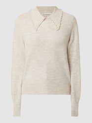 Pullover mit Zierperlen Modell 'Pearla' von Only Beige - 17