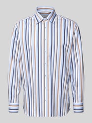 Regular fit zakelijk overhemd van katoen met kentkraag van ETERNA Beige - 15