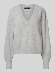 Sweter z dzianiny o kroju comfort fit z dodatkiem wełny model ‘BOOM’ od Vero Moda - 38