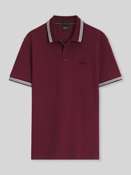 Regular Fit Polokragen aus reiner Baumwolle Modell 'PADDY' von BOSS Green Bordeaux - 48