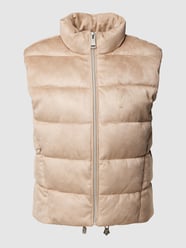 Weste mit Allover-Label-Details Modell 'JOLE' von Guess Beige - 18
