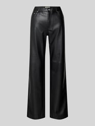 Wide leg broek in leerlook, model 'KIRI' van Only - 10