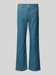 Jeans o rozkloszowanym kroju z domieszką lnu od Kenzo - 2