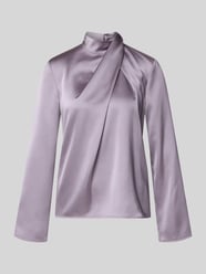 Regular Fit Bluse mit Stehkragen in langärmeligem Design von Jake*s Collection - 12