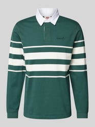 Sweatshirt mit Umlegekragen Modell 'UNION RUGBY' von Levi's® Grün - 31