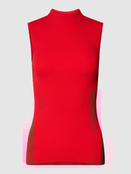 Stricktop mit Rundhalsausschnitt Modell 'FESKIES' von BOSS Rot - 2