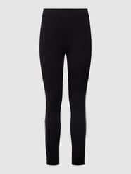 Leggings mit Galonstreifen von CHAMPION Grau / Schwarz - 41