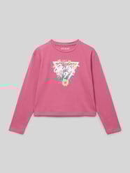 Shirt met lange mouwen en labelprint van Guess - 32