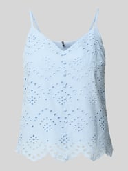 Top bluzkowy o kroju relaxed fit z czystej bawełny model ‘VILDE’ od Pieces - 8