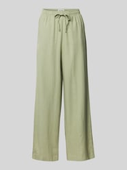 Stoffen broek van een mix van linnen en viscose, model 'LINNO' van ICHI - 3