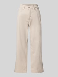 Wide Leg Culotte im 5-Pocket-Design Modell 'Dream' von MAC Beige - 13