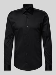 Slim Fit Business-Hemd mit Kentkragen Modell 'Pit' von JOOP! Collection Schwarz - 15