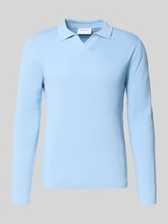 Sweter dzianinowy o kroju relaxed fit w prążkowanej fakturze od Lindbergh - 31