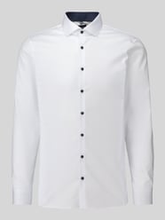 Super Slim Fit Businesshemd aus Baumwoll-Mix von OLYMP No. Six - 39