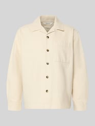 Relaxed Fit Freizeithemd aus reiner Baumwolle Modell 'RLXRAY' von Selected Homme Beige - 32