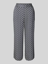 Straight Leg Stoffhose mit verkürztem Schnitt von Milano Italy - 2