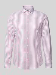 Slim fit zakelijk overhemd van katoen met kentkraag van SEIDENSTICKER - 48