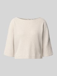 Loose Fit Pullover mit Baumwoll-Anteil Modell 'Sassoni' von OPUS Beige - 42