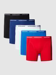 Trunks mit Label-Stitching Modell 'ESSENTIAL' im 5er-Pack von Björn Borg Rot - 33