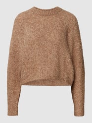 Strickpullover mit Stehkragen Modell 'PCCATHERINE' von Pieces Braun - 37