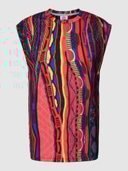 Tanktop mit Allover-Muster von CARLO COLUCCI Pink - 13