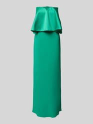 Slim Fit Maxikleid mit Satin-Besatz von Rinascimento - 23