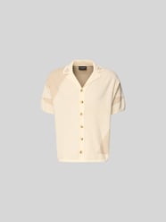 Relaxed Fit Freizeithemd in Strick-Optik von Don´t Waste Culture Beige - 21