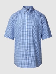 Freizeithemd mit Button-Down-Kragen von Eterna Blau - 34