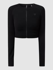 Cropped Sweatjacke aus Jersey von Guess Activewear - 13