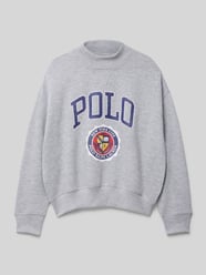 Sweatshirt mit Label-Print von Polo Ralph Lauren Teens Grau - 1