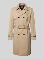 Regular Fit Trenchcoat mit Gun Flap Modell 'MALUKS2511' von HUGO Beige - 41