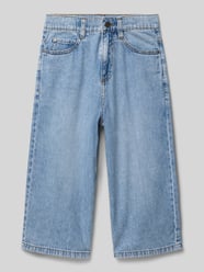 Szorty jeansowe skater z szerokimi nogawkami z czystej bawełny od s.Oliver RED LABEL - 28