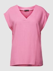 Blouseshirt met linnen van SMASHED LEMON Roze - 40