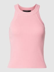 Tanktop in Feinripp-Optik von Vero Moda Rosa - 14