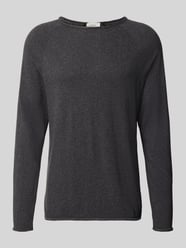 Sweter o kroju regular fit z okrągłym dekoltem model 'Sonoma' od American Vintage - 2