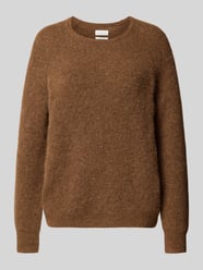 Sweter z dzianiny z prążkowanymi wykończeniami od Fynch-Hatton - 37